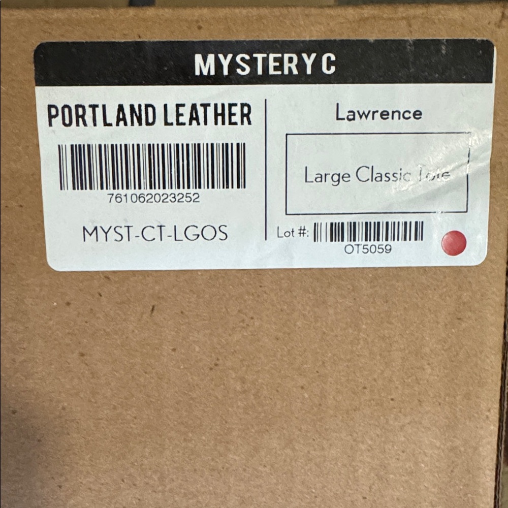 NWT Portland Leather Lavender Tote with Tan Handles Medium/Large FREE TASSEL - Picture 2 of 10